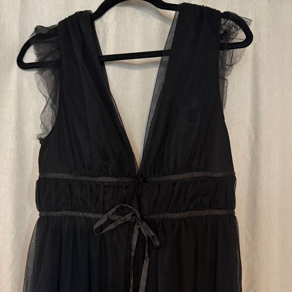 Lulu's Black Maxi Dress